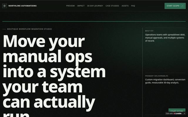 Screenshot of WorkflowWeaver
